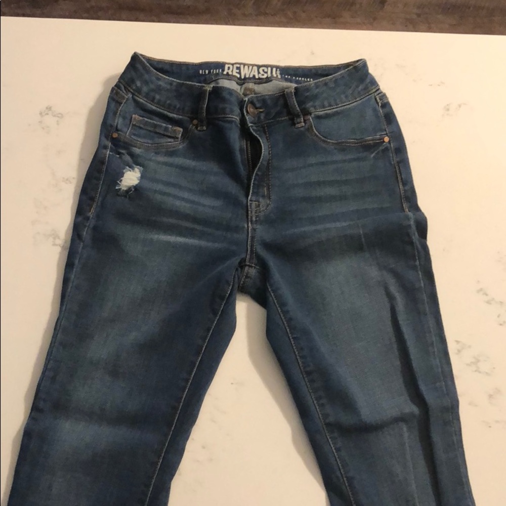 Skinny blue Rewash brand jeans